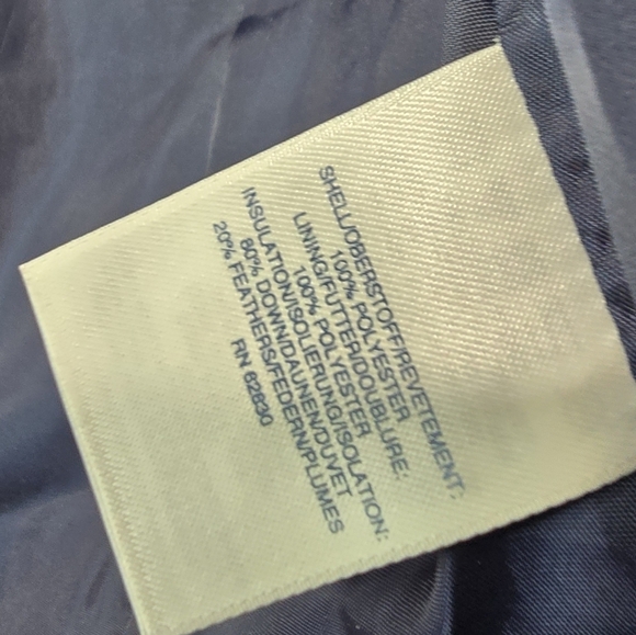 Lands End Vest Women XS Navy Red Buffalo Plaid Down Puffer Insulated Quilt Goose - Picture 8 of 10